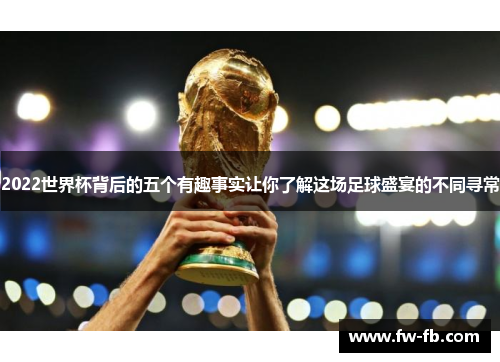 2022世界杯背后的五个有趣事实让你了解这场足球盛宴的不同寻常